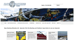Desktop Screenshot of baysboating.co.nz